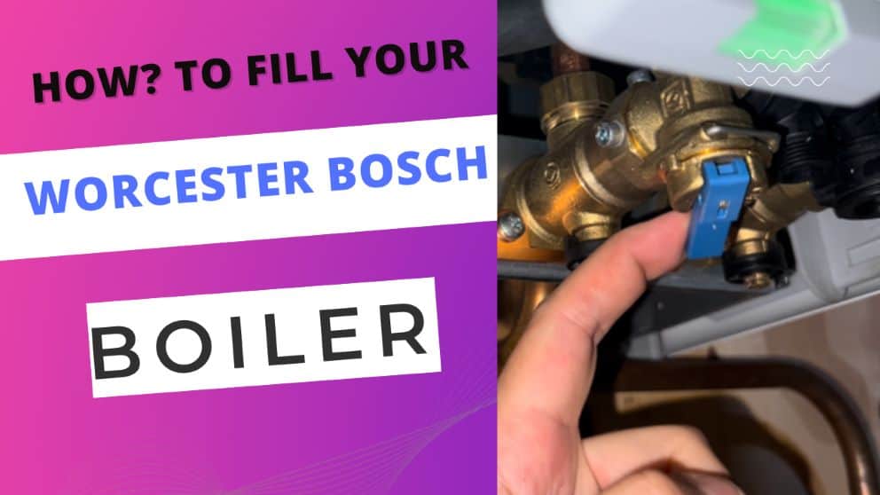 how to top up your worcester bosch combi boiler pressure
